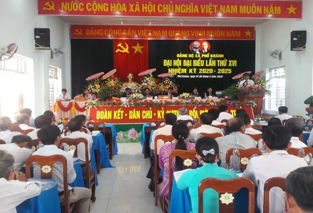 Đại hội Đảng bộ xã Phổ Khánh lần thứ XVI, nhiệm kỳ 2020 – 2025